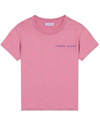 Maison Labiche - Slogan-Embroidered T-Shirt - Lyst