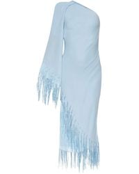 Cult Gaia - Fringe-Detailed One-Shoulder Dress - Lyst