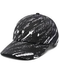 Marni - Cotton Baseball Cap Logo - Lyst