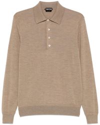 Tom Ford - Polo con botones - Lyst