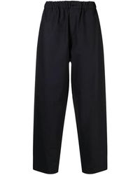 Jil Sander - Elasticated Straight-Leg Trousers - Lyst