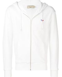 Maison Kitsuné - Maison Kitsuné Tricolour Fox Zip Hoody - Lyst