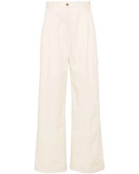 Maison Kitsuné - Pantalon Droit À Logo Brodé - Lyst