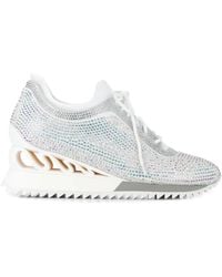 Le Silla - Reiko Wave Wedge Sneakers - Lyst