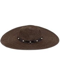 Liu Jo - Studded Wide-Brim Hat - Lyst
