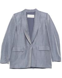 iBlues - Metallic Single-Breasted Jacket - Lyst