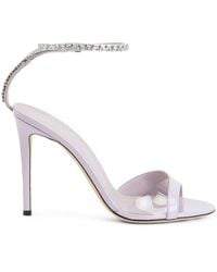 Giuseppe Zanotti - Crystal-embellished High-heeled Sandals - Lyst