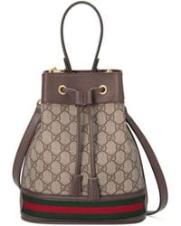 Gucci - Kleine Ophidia Bucket Bag mit GG - Lyst