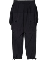 Undercover - Cargo-Pocket Wool Pants - Lyst