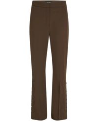 KARL LAGERFELD - Press-Stud Detailing Trousers - Lyst