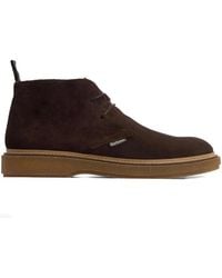 Barbour - Blaine Suede Lace-Up Boots - Lyst