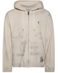 Maison Mihara Yasuhiro - Distressed Zip-Up Hoodie - Lyst