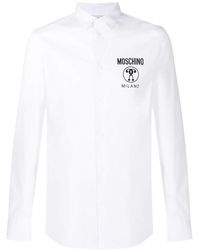 Moschino - Double Question Mark Print Shirt - Lyst
