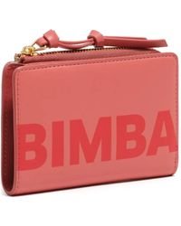 Bimba Y Lola - Leren Portemonnee Met Logoprint - Lyst
