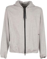 Tombolini - Hooded Zip-Front Jacket - Lyst