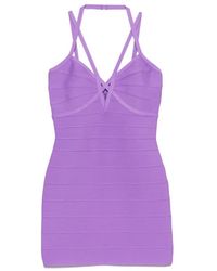 Hervé Léger - Erin Mini Dress - Lyst