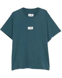 MM6 by Maison Margiela - Logo-Patch T-Shirt - Lyst
