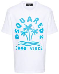 DSquared² - T-shirt à logo imprimé - Lyst