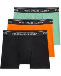 Polo Ralph Lauren - Logo-Waistband Boxer Briefs (Pack Of Three) - Lyst