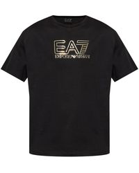 EA7 - Camiseta De Algodón - Lyst