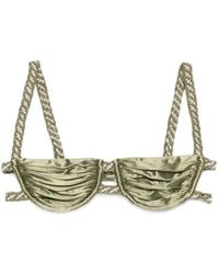 Isa Boulder - Gevlochten Bikinitop - Lyst