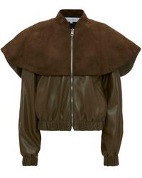 JW Anderson - Leather Bomber Jacket - Lyst