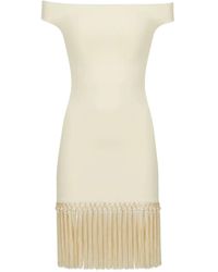 ‎Taller Marmo - Romy Fringe-Trimmed Mini Dress - Lyst