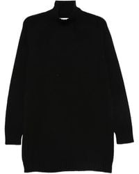 Bompard - High-Neck Cashmere Mini Dress - Lyst