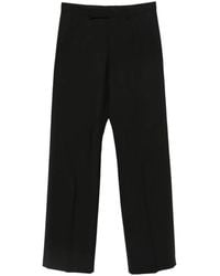 Rick Owens - Pressed-Crease Tailored Trousers - Lyst