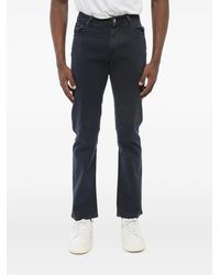 Corneliani - Id Embroidered Jeans - Lyst