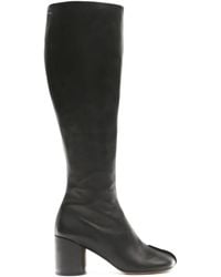 MM6 by Maison Martin Margiela - Leather Boots - Lyst