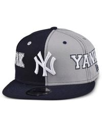 KTZ - 9Fifty New York Yankees Team Split Snapback Cap - Lyst