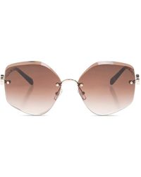 Tory Burch - Oversized-Frame Sunglasses - Lyst