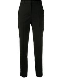 MSGM - High-rise Slim-fit Trousers - Lyst