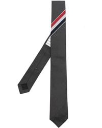 Thom Browne - Cravate En Soie À Détail 4 Bandes Signature - Lyst