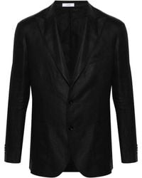 Boglioli - Single-Breasted Linen Blazer - Lyst