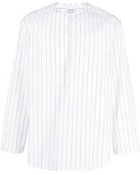 Lemaire - Stripe-print Cotton Shirt - Lyst