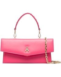 Patrizia Pepe - Fly Bamby Foldover Leather Bag - Lyst
