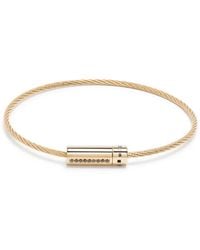 Le Gramme - 18Kt Le 9G Cable Diamond Bracelet - Lyst