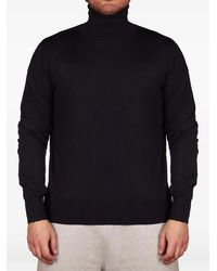 Alpha Studio - Roll-Neck Knitted Sweater - Lyst