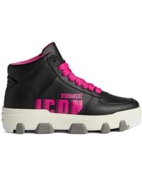 DSquared² - Baskets À Motif Icon - Lyst