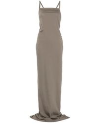 Rick Owens - Temple Gown Spaghetti-Strap Maxi Dress - Lyst