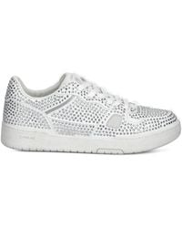 Crime London - Crystal-Embellished Sneakers - Lyst