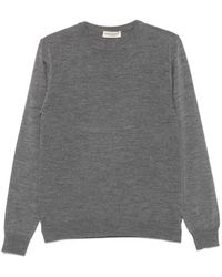 SERGIO MORETTI FIRENZE - Long-Sleeve Crew Neck Sweater - Lyst