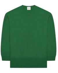 Alysi - V-Neck Knitted Sweater - Lyst