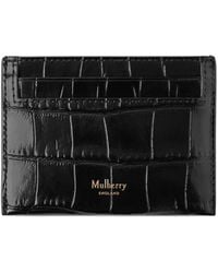 Mulberry - Embossed-Leather Card Holder - Lyst