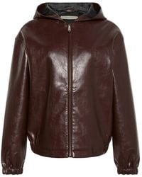 Calvin Klein - Hooded Zip-Up Bomber Jacket - Lyst
