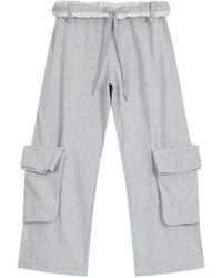 OPEN YY - Rolled-Waist Cargo Trousers - Lyst