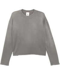 MOOJI MOOJI - Waffle-Knit Raw-Edge Sweater - Lyst