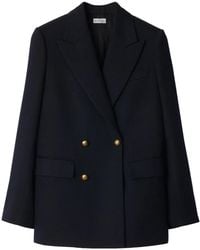 Burberry - Wool Tailored Jacket For - Lyst